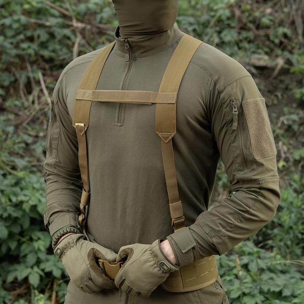 M-Tac Shoulder Straps for tactical belt Elite Coyote