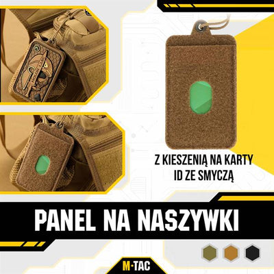 M-Tac Tactical Badge Holder Hook Surface Hanging ID Card Case