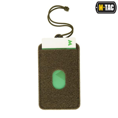 M-Tac Tactical Badge Holder Hook Surface Hanging ID Card Case