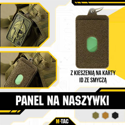 M-Tac Tactical Badge Holder Hook Surface Hanging ID Card Case