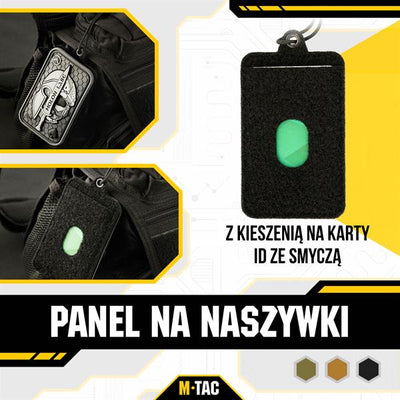 M-Tac Tactical Badge Holder Hook Surface Hanging ID Card Case