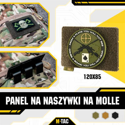 M-Tac Tactical Morale Patches Hook and Loop Display Board Molle 120x85