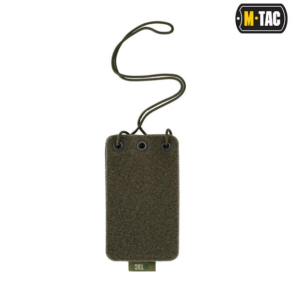 M-Tac Tactical Badge Holder Hanging ID Card Case Hook Surface Draw Cord