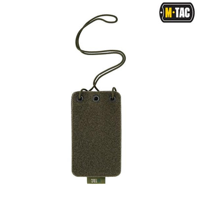 M-Tac Tactical Badge Holder Hanging ID Card Case Hook Surface Draw Cord