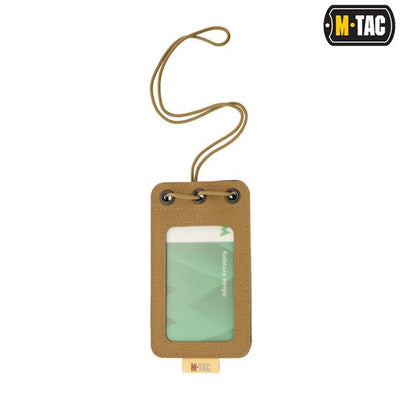 M-Tac Tactical Badge Holder Hanging ID Card Case Hook Surface Draw Cord