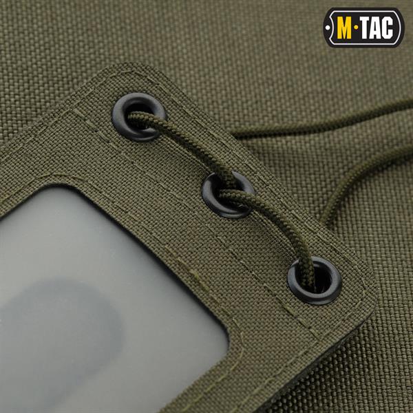 M-Tac Tactical Badge Holder Hanging ID Card Case Hook Surface Draw Cord