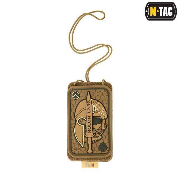 M-Tac Tactical Badge Holder Hanging ID Card Case Hook Surface Draw Cord
