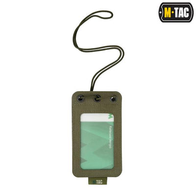 M-Tac Tactical Badge Holder Hanging ID Card Case Hook Surface Draw Cord