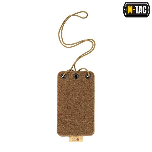 M-Tac Tactical Badge Holder Hanging ID Card Case Hook Surface Draw Cord