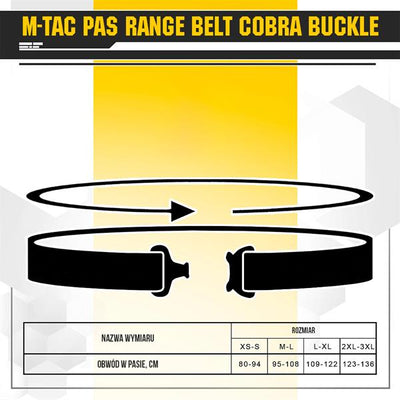 M-Tac Range Belt Cobra Buckle Gen.II