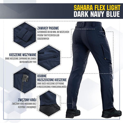 M-Tac pants Sahara Flex - Dark Navy Blue
