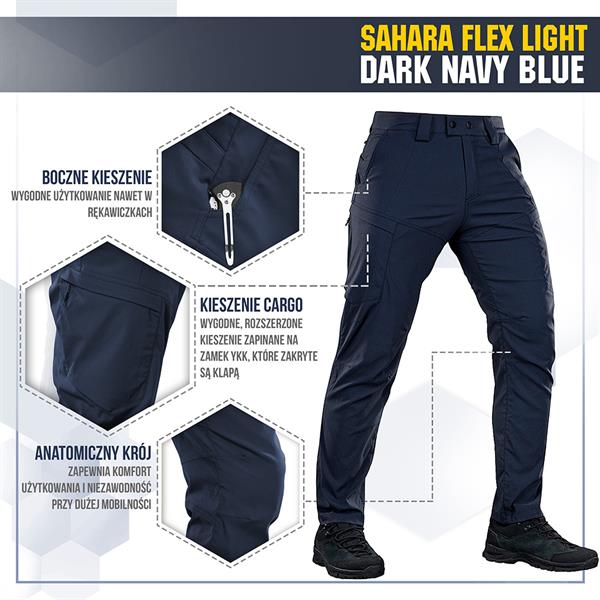 M-Tac pants Sahara Flex - Dark Navy Blue