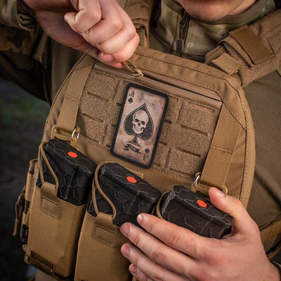 M-Tac patch Ace of Spades Ranger Green/Black