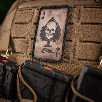 M-Tac patch Ace of Spades Ranger Green/Black