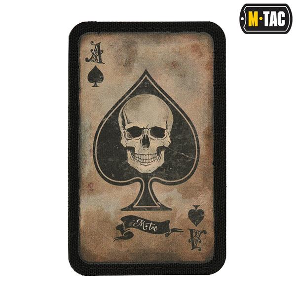 M-Tac patch Ace of Spades Ranger Green/Black