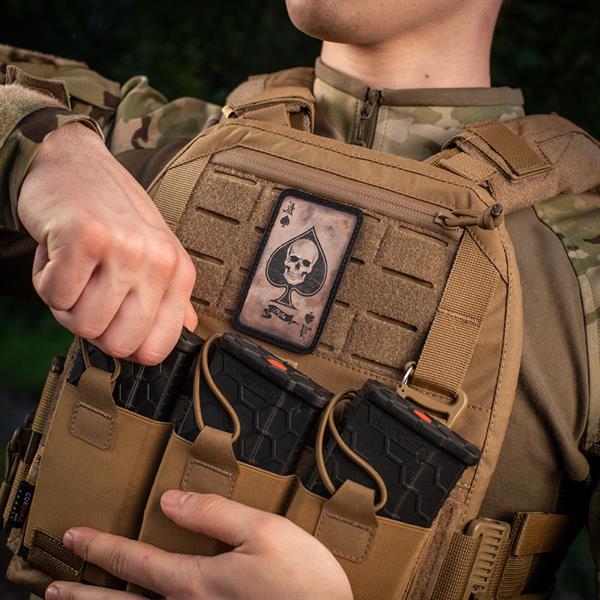 M-Tac patch Ace of Spades Ranger Green/Black