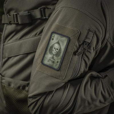 M-Tac patch Ace of Spades Ranger Green/Black