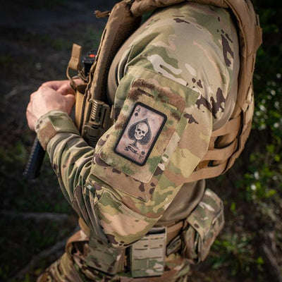 M-Tac patch Ace of Spades Ranger Green/Black