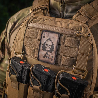 M-Tac patch Ace of Spades Ranger Green/Black