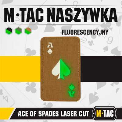 M-Tac patch Ace of Spades Laser Cut Multicam/GID