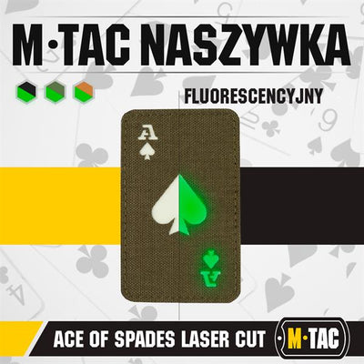 M-Tac patch Ace of Spades Laser Cut Multicam/GID