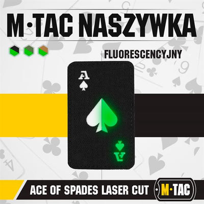 M-Tac patch Ace of Spades Laser Cut Multicam/GID