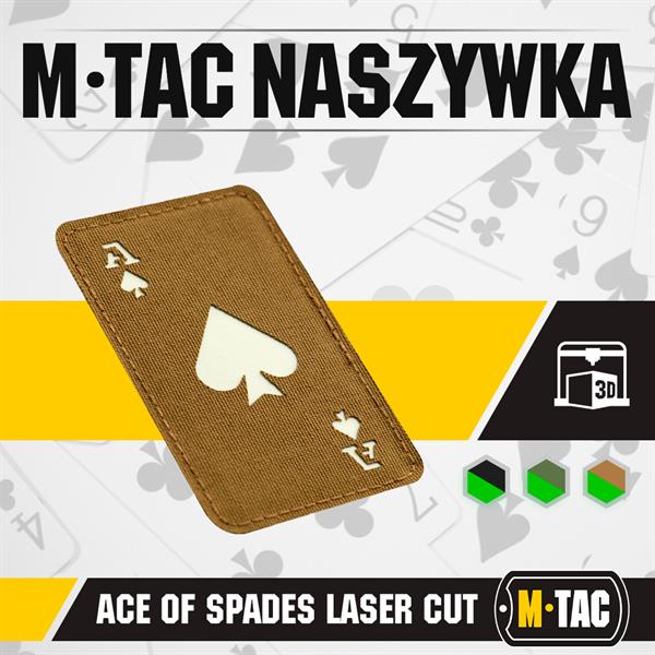 M-Tac patch Ace of Spades Laser Cut Multicam/GID