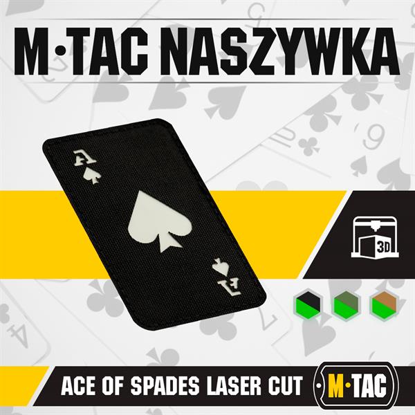 M-Tac patch Ace of Spades Laser Cut Multicam/GID
