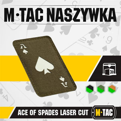 M-Tac patch Ace of Spades Laser Cut Multicam/GID