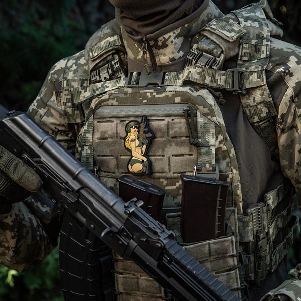 M-Tac Patch Tactical Girl #4 PVC Blonde