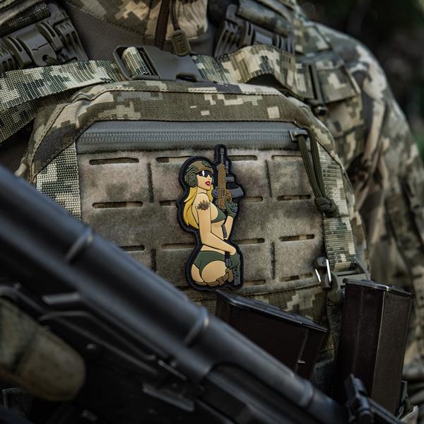 M-Tac Patch Tactical Girl #4 PVC Blonde