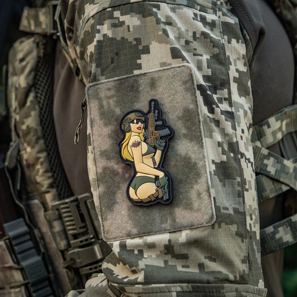 M-Tac Patch Tactical Girl #4 PVC Blonde