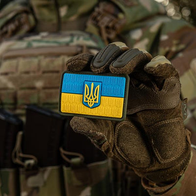 M-Tac Patch the flag of Ukraine with the coat of arms in relief PVC