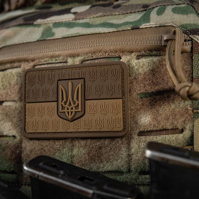 M-Tac Patch the flag of Ukraine with the coat of arms in relief PVC