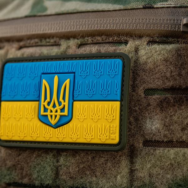 M-Tac Patch the flag of Ukraine with the coat of arms in relief PVC