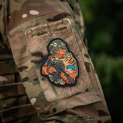M-Tac patch Tiger Blue tape PVC MM14