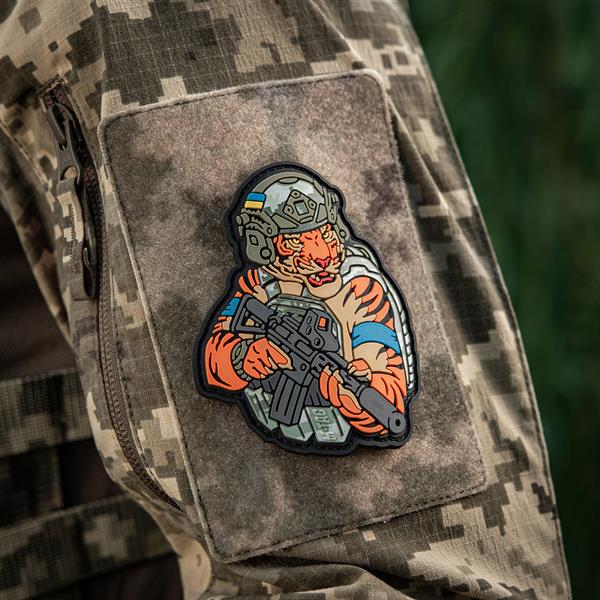 M-Tac patch Tiger Blue tape PVC MM14