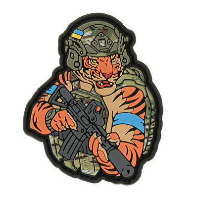 M-Tac patch Tiger Blue tape PVC MM14