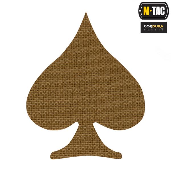 M-Tac patch Spades Laser Cut Black