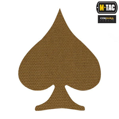 M-Tac patch Spades Laser Cut Black