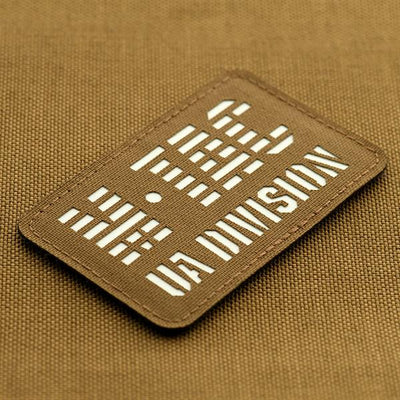 M-Tac patch UA Division Laser Cut Coyote/GID