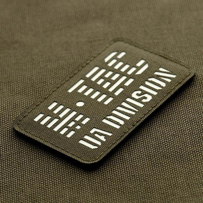 M-Tac patch UA Division Laser Cut Coyote/GID