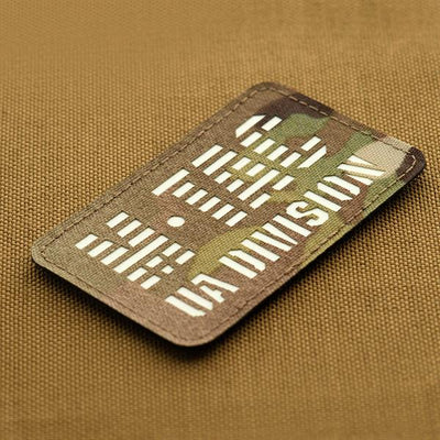 M-Tac patch UA Division Laser Cut Coyote/GID