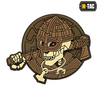M-Tac patch Undead Viking 3D PVC Grey