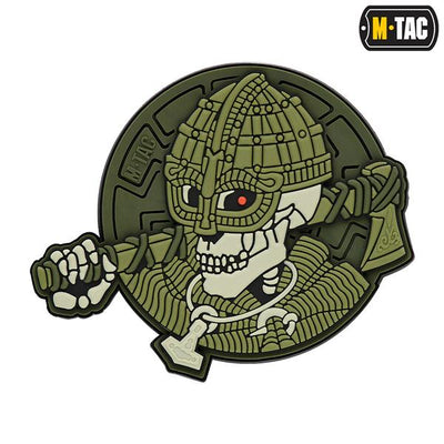 M-Tac patch Undead Viking 3D PVC Grey