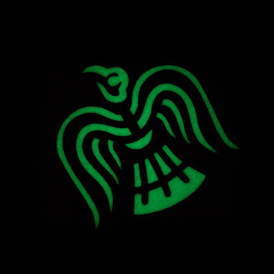 M-Tac Patch Raven Flag Laser Cut Ranger Green/GID