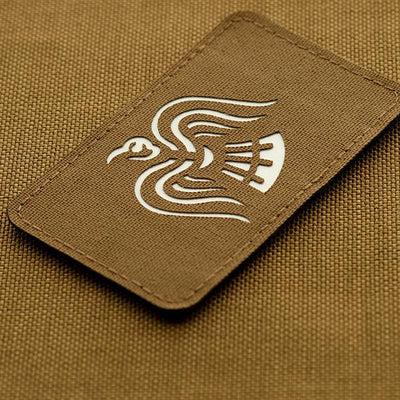 M-Tac Patch Raven Flag Laser Cut Ranger Green/GID