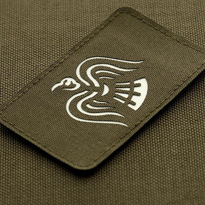 M-Tac Patch Raven Flag Laser Cut Ranger Green/GID