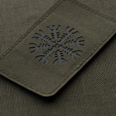 M-Tac patch Helmet of Horror horizontal Laser Cut Coyote/Black