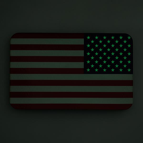 M-Tac Patch U.S. Flag Reverse (80x50mm) Full Color/GID